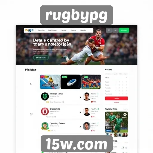 plataforma rugbypg recebe melhorias na interface do usuário